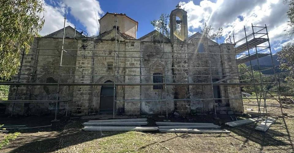 Ξεκίνησε η συντήρηση του Αγ. Γεωργίου του Μεζερέ στον κατεχόμενο Καραβά