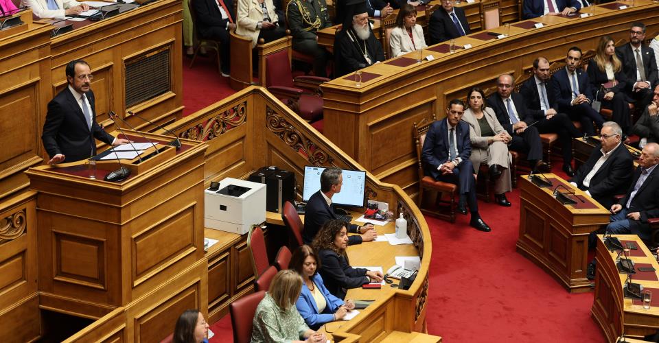 Αισιόδοξος για απτά αποτελέσματα σύντομα στο Κυπριακό ο ΠτΔ μιλώντας στη Βουλή...