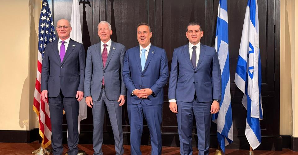 ΗΠΑ-Ελλάδα-Κύπρος-Ισραήλ ανακοίνωσαν τη λειτουργία του Κέντρου Ενέργειας Αν....