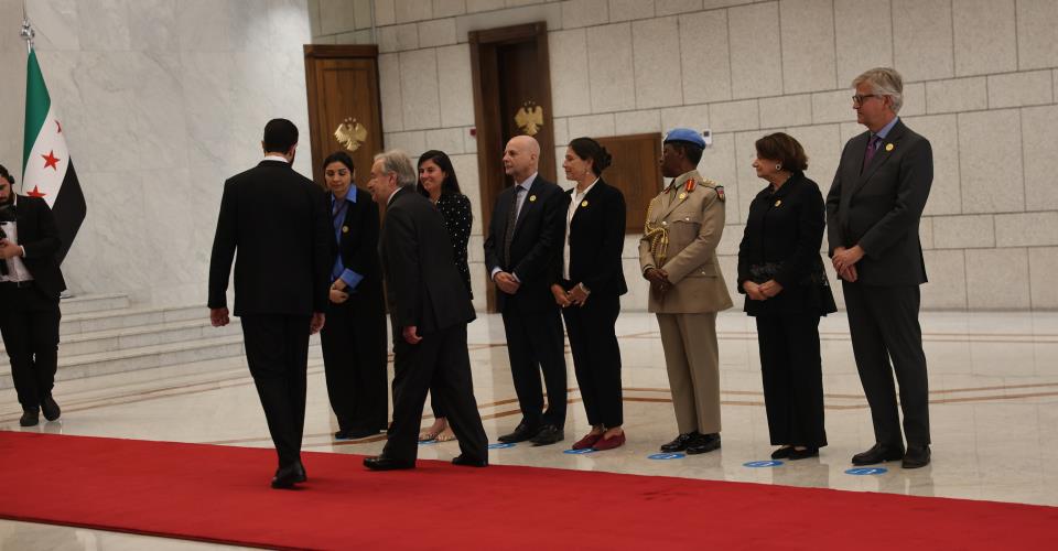 Υποστήριξη για Συρία ζητά ο Γκουτέρες στην πρώτη επίσκεψη ΓΓ ΟΗΕ μετά τον πόλεμο