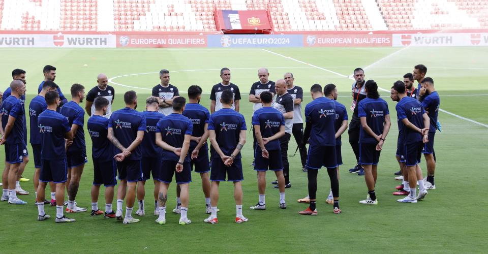 Προπονήσεις Εθνικής ανδρών στο ποδόσφαιρο νόψει αγώνων με Μολδαβία και Σαν...