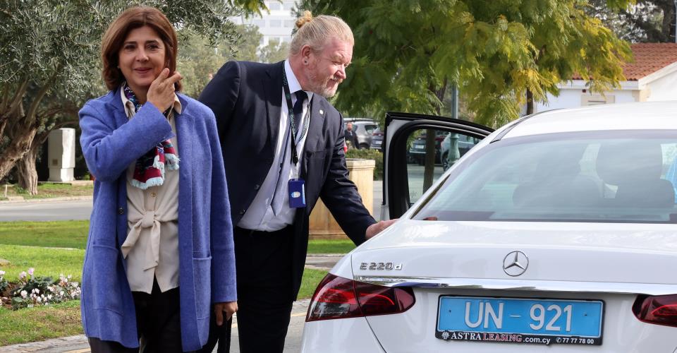 Ελπίδα εξέφρασε η Ολγκίν για πρόοδο στα ΜΟΕ κατά την τριμερή